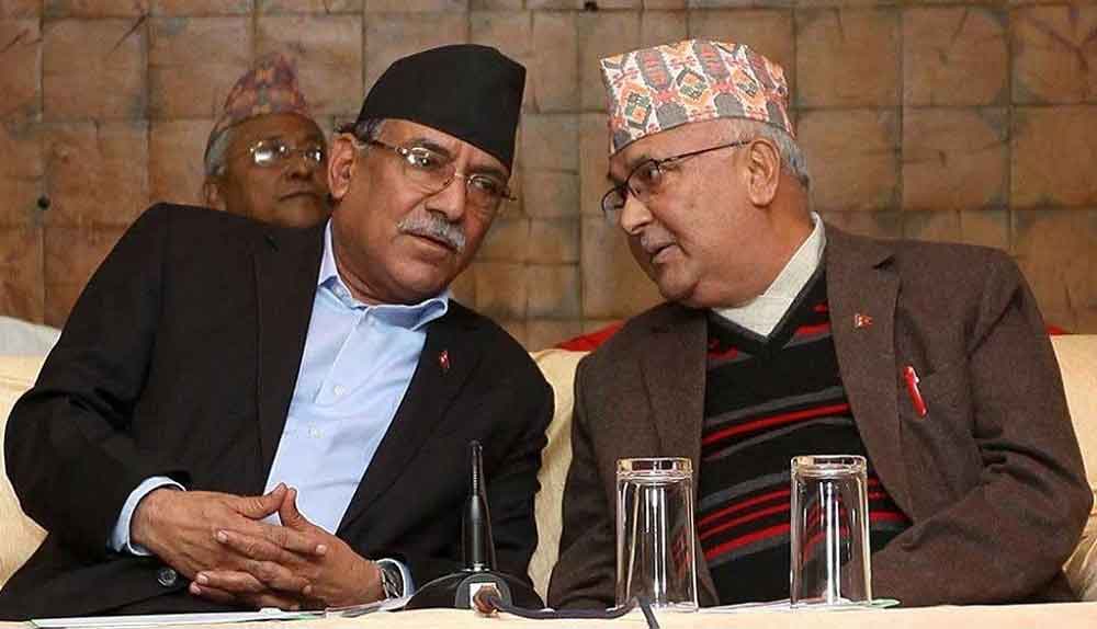 ओली-प्रचण्ड संवाद : ओलीले भने, ‘मलाई थकाइ लाग्यो’, प्रचण्डले भने, ‘आराम गर्नुस्’