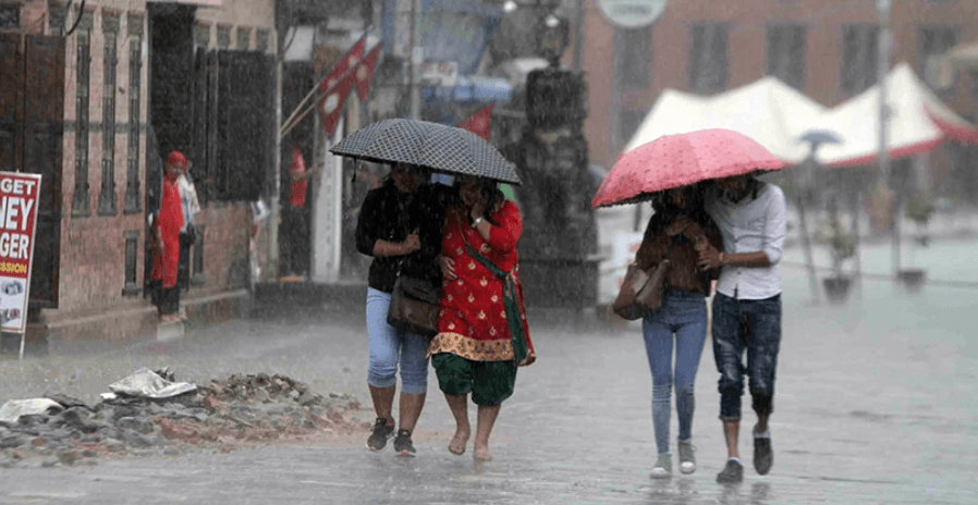 आज देशका केही स्थानमा मध्यम र भारी वर्षाको सम्भावना