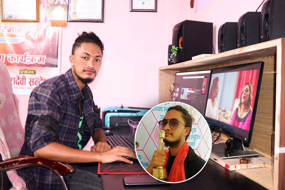 राष्ट्रिय साधना म्युजिक अवार्ड राजेशको हातमा