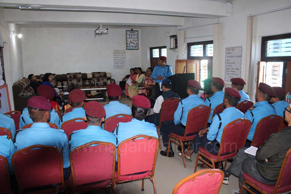 लैङ्गिक हिसां, कानुनी प्रक्रिया बारे न्यायिक समिति र प्रहरीलाई अभिमुखीकरण