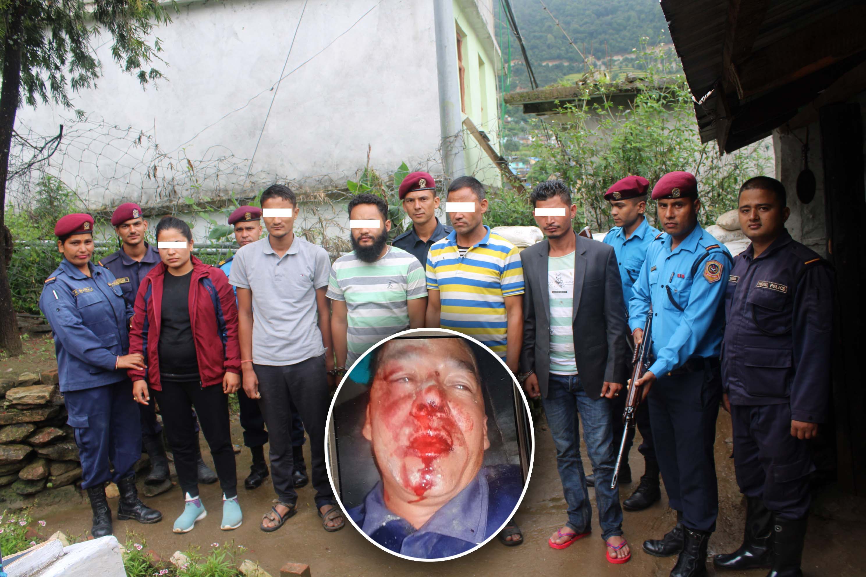 प्रहरी कुट्ने कर्मचारी विरुद्ध सार्वजनिक शान्ति बिरुद्धको कसुरमा मुद्धा