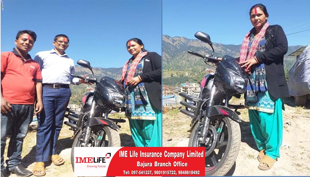 समाज सेवी तथा राजनीतिज्ञ विष्टलाई एक महिनामै मोटरसाईकल