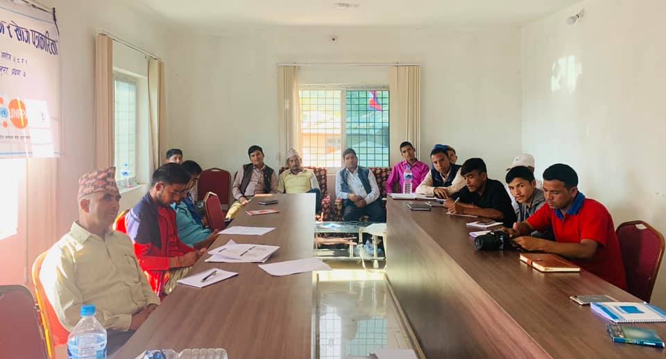 पत्रकारलाई लैंगिक हिंसा, समाज र खोज पत्रकारिता सम्बन्धि ३ दिने तालिम