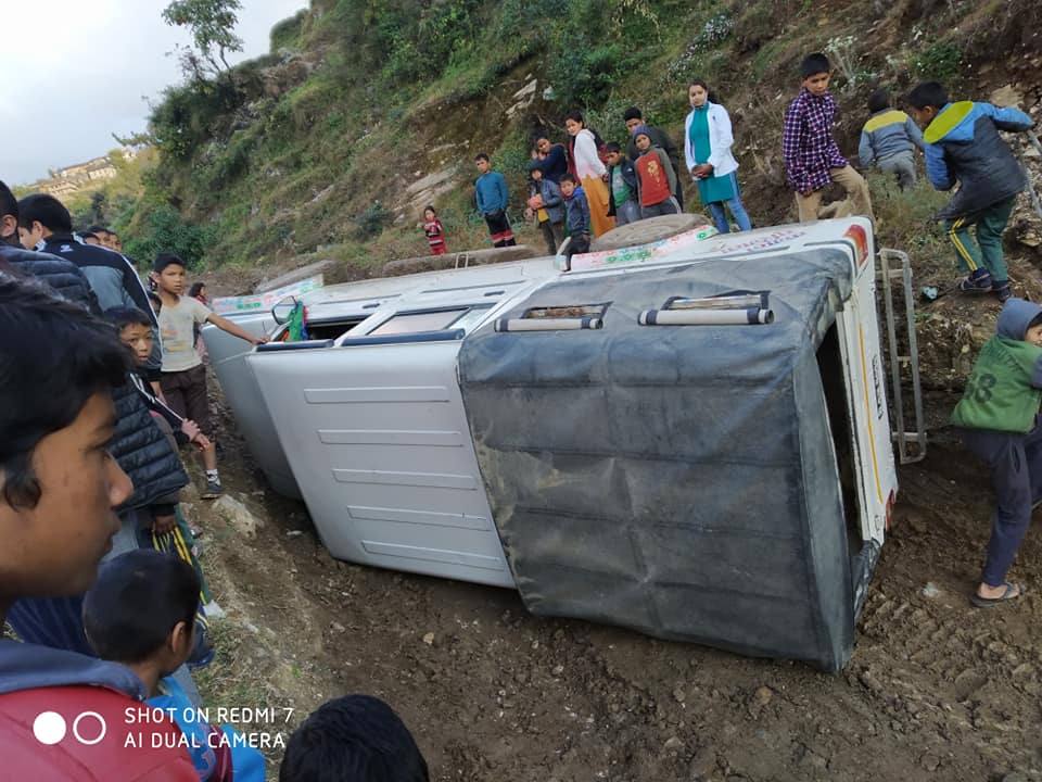 सदरमुकाम मार्तडी नजिकै जिप पल्टियो