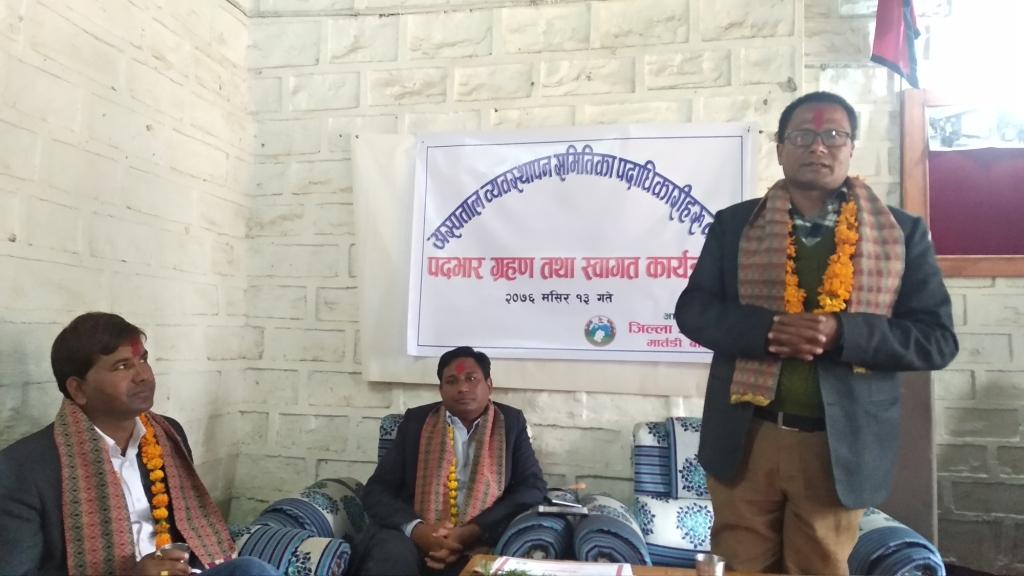 बाजुराको स्वास्थ्य क्षेत्रमा बोलेर होईन गरेर देखाउँछुः अध्यक्ष थापा