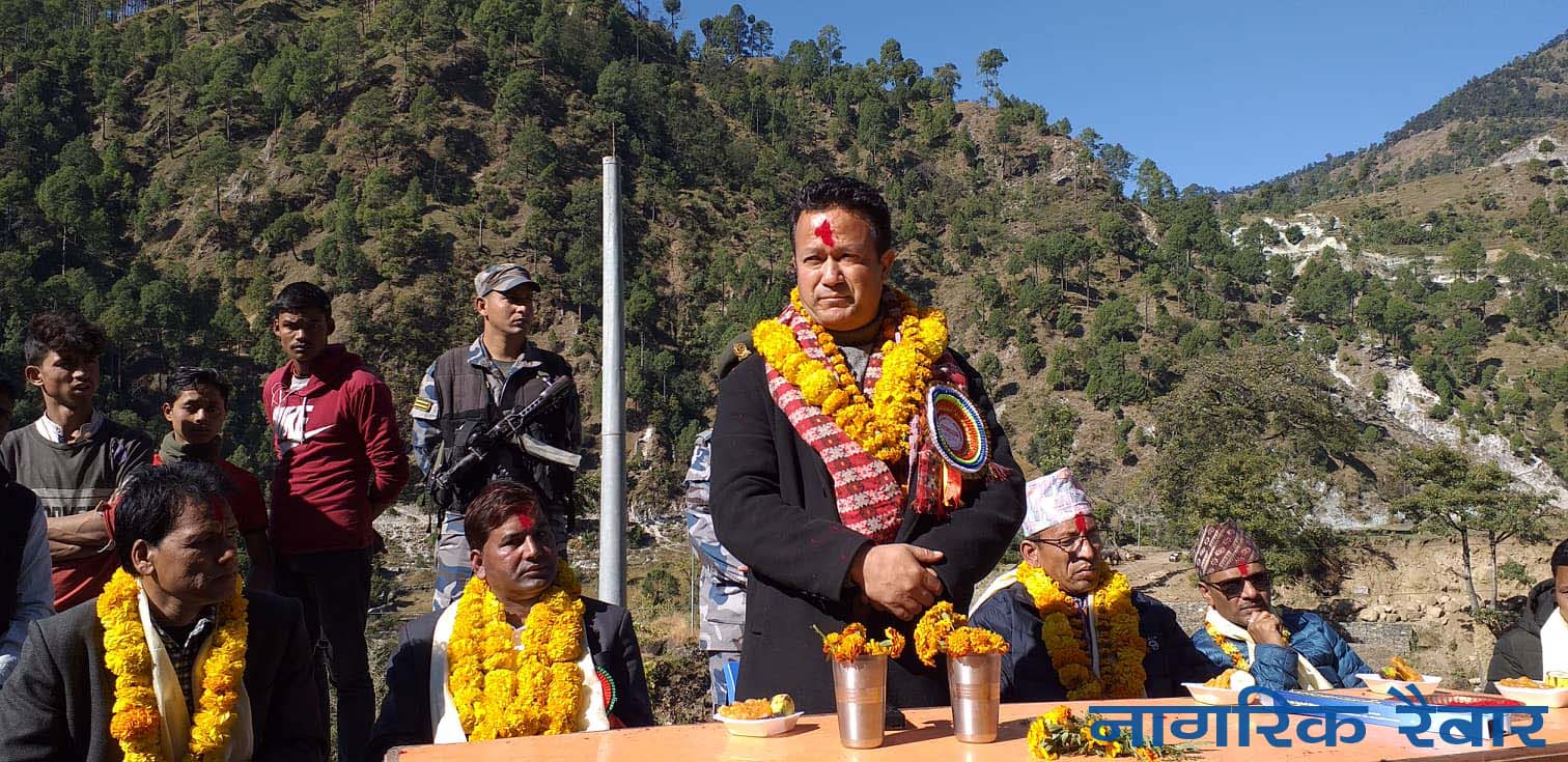 मार्तडी–गौमुल जोड्ने सडक कालोपत्रे हुँदै