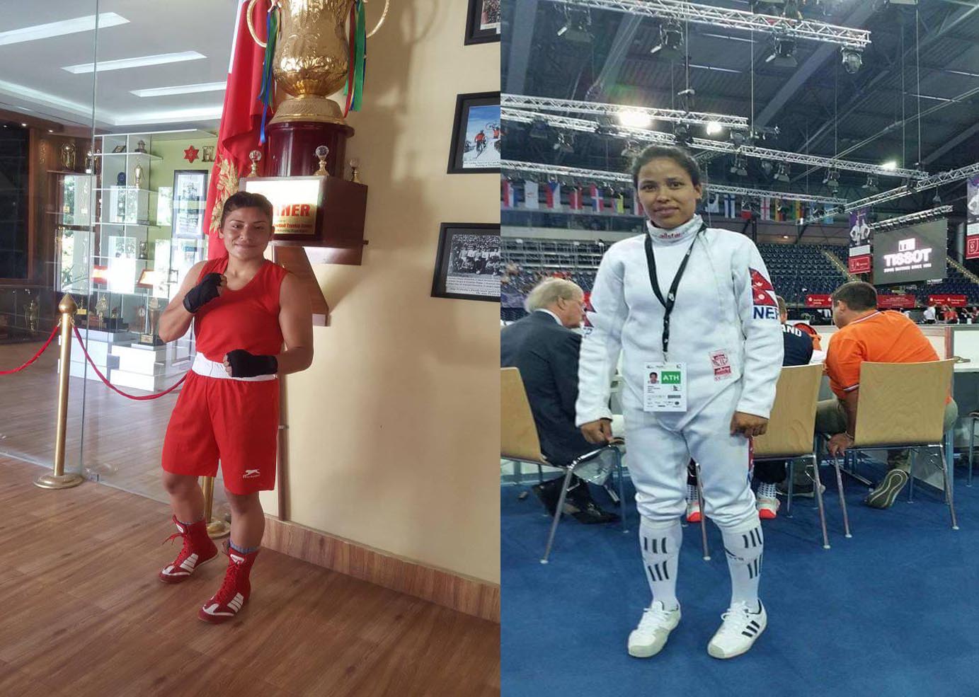 १३ औँ दक्षिण एसियाली खेलकुदमा बाजुराकी दुइ चेली भिड्दै