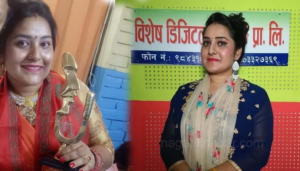 बाजुराकी चेली शोभा थापा यस वर्षको सर्वोत्कृष्ट देउडा गायिका