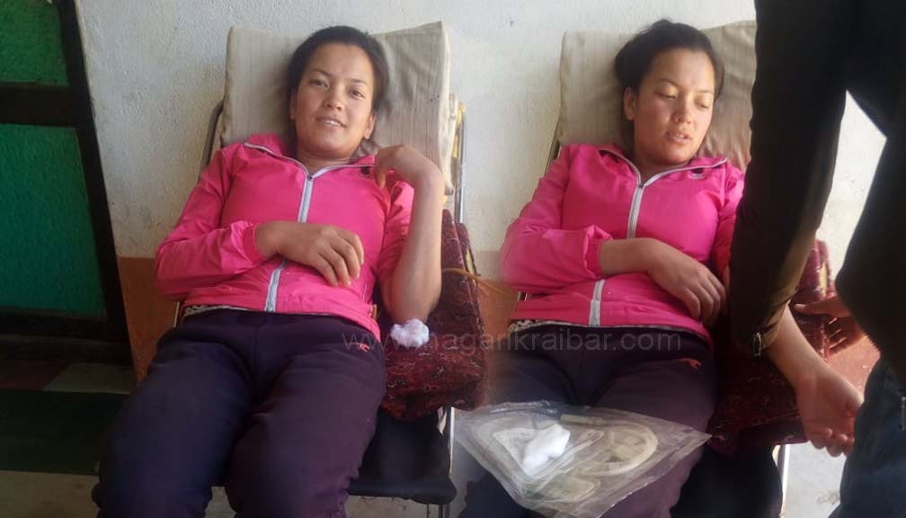 विनिस्ताको एक प्वाइन्ट रगतले सुत्केरीको ज्यान जोगियो