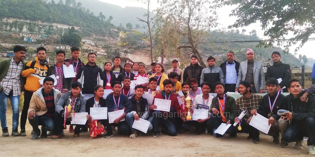 मालिका नमुना माविमा खेलकुद सप्ताह कार्यक्रम सकियो