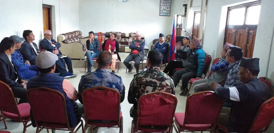 जिससको समिक्षालयलाई आइसोलेसन कक्ष बनाईदै