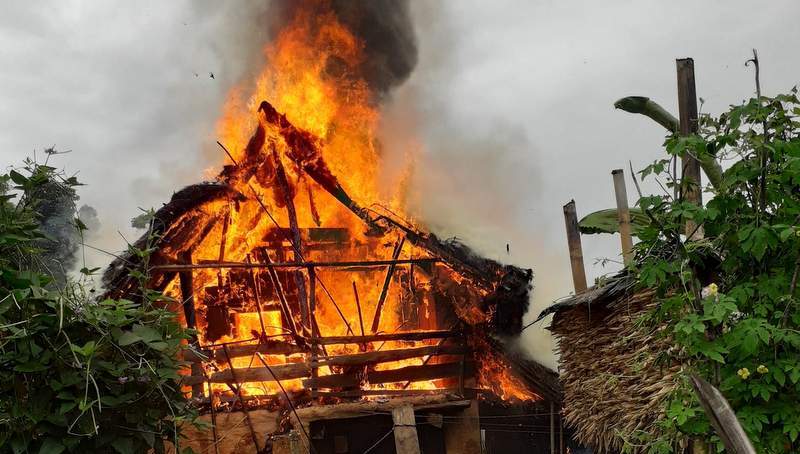 आगोमा गयाे एक बालकको ज्यान