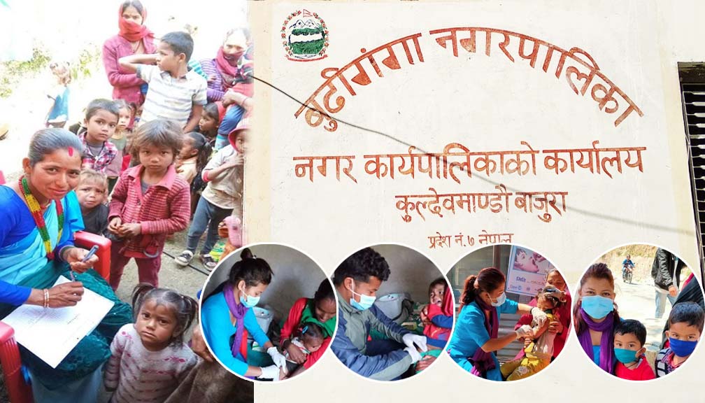 बाजुरामा लकडाउनको अवज्ञा, खोप अभियान चलाईयो