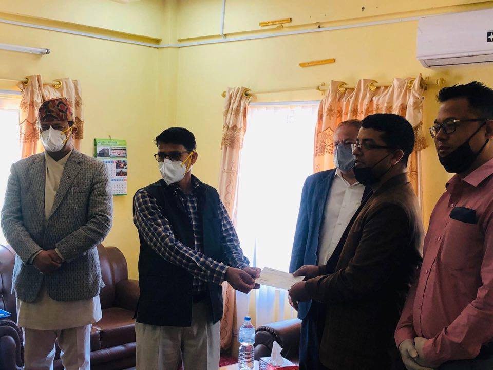 सुदूरपश्चिम प्रदेशलाई सिद्दार्थ बैंकद्वारा १० लाख सहयोग