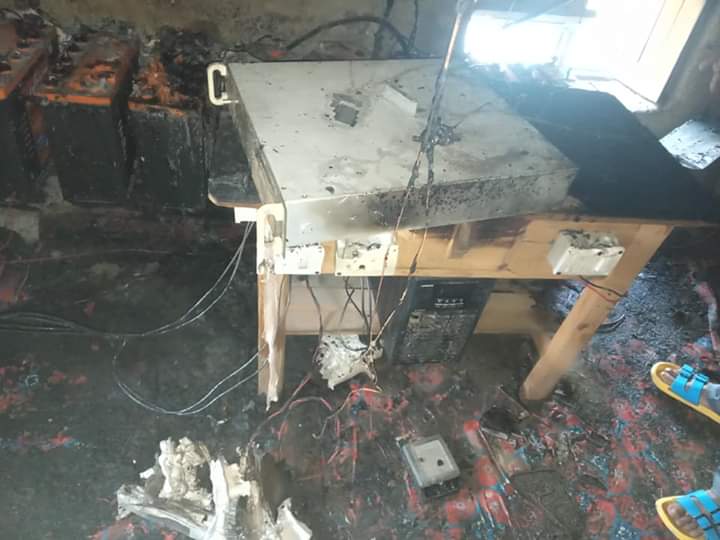 रेडियो बुढीनन्दाकाे स्टेशनमा आगलागी