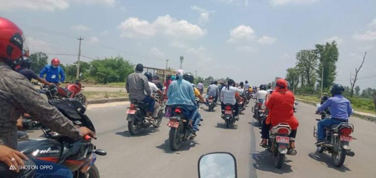 रुकुम नरसंहारको विरोधमा धनगढीमा शक्ति प्रदर्शन