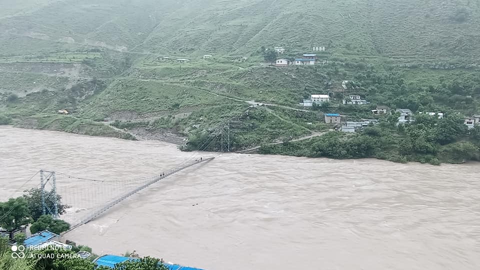 आज पनि देशभर वर्षा, कर्णाली र सेती नदीमा बहाव उच्च