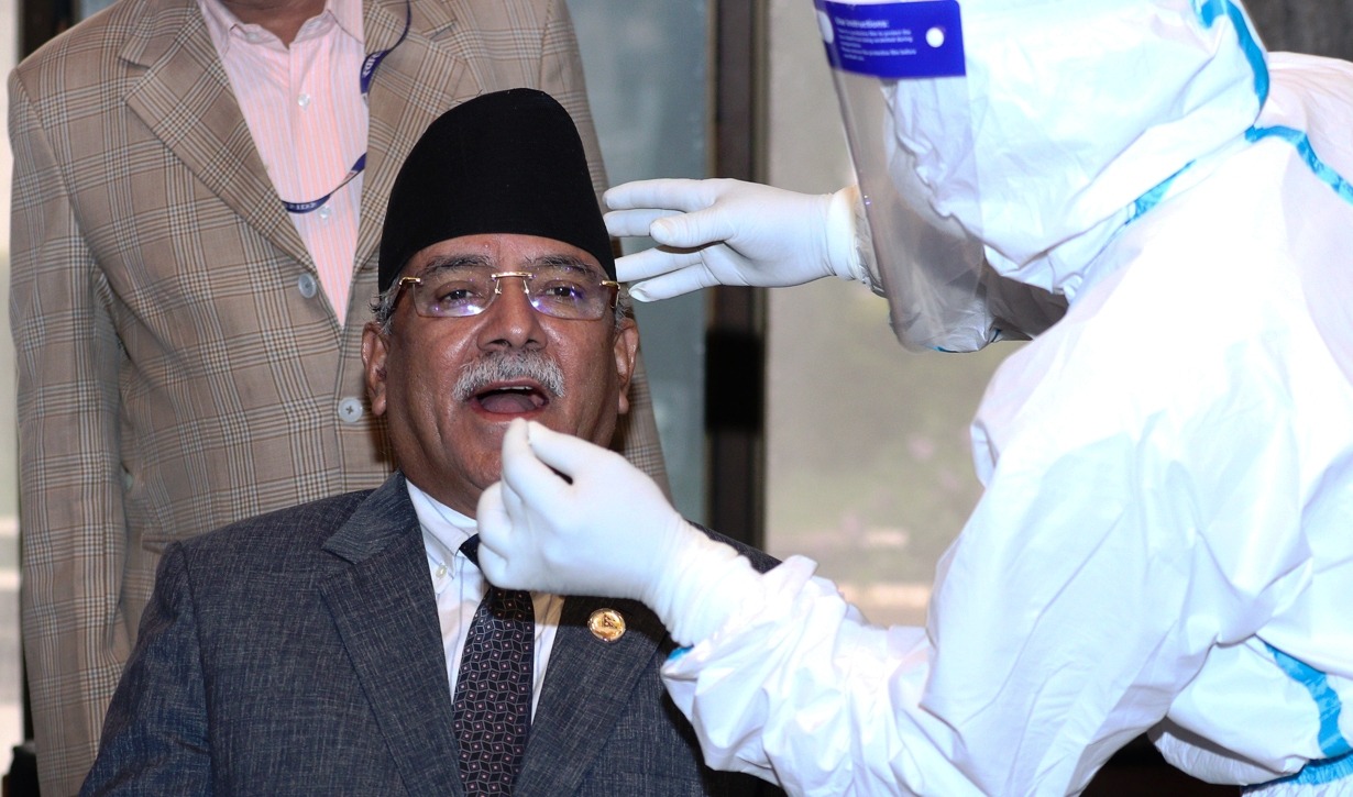 प्रचण्डसहित परिवारका सबैको कोरोना रिपोर्ट नेगेटिभ