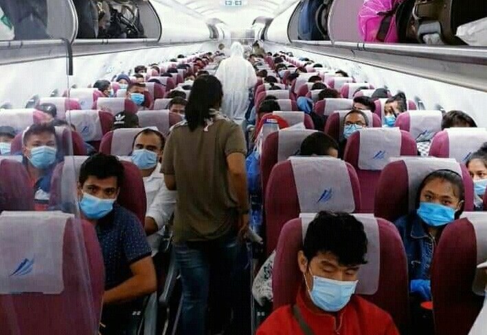 दुबईमा अड्किएका नेपाली लिन निगमको जहाज उड्यो