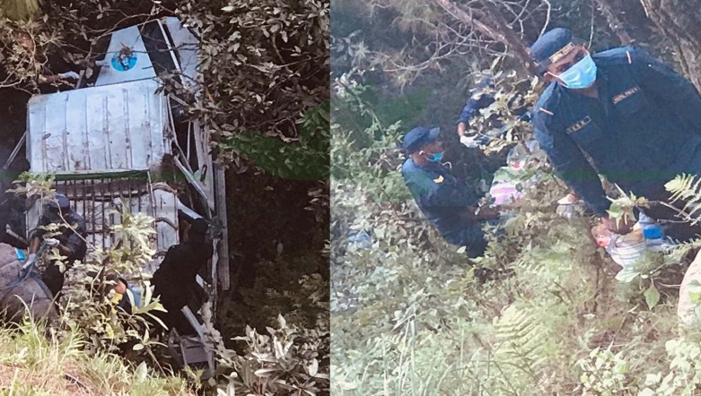 धनगढीबाट छुटेको जीप डोटीमा दुर्घटना, १२ जना घाईते