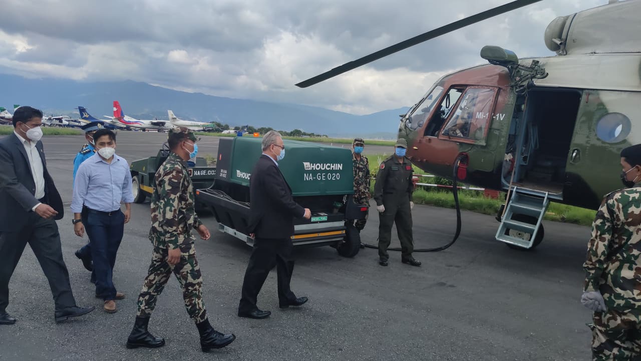 राहतसहित गृहमन्त्री थापा ढोरपाटनमा