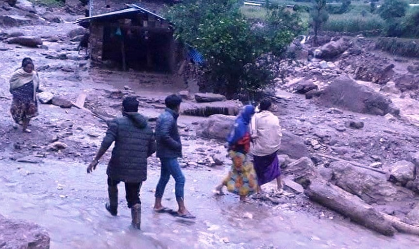 आज यी जिल्लामा बाढीको जोखिम उच्च