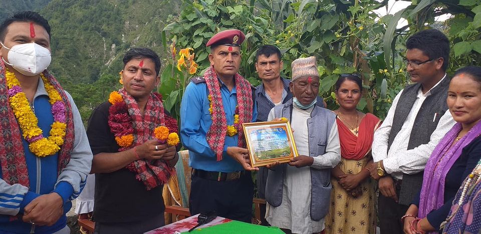 बाजुराबाट डिएसपी भट्टराईको विदाई