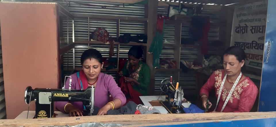 सिलाई कटाई व्यवसायमा महिलाको सक्रियता बढ्दै