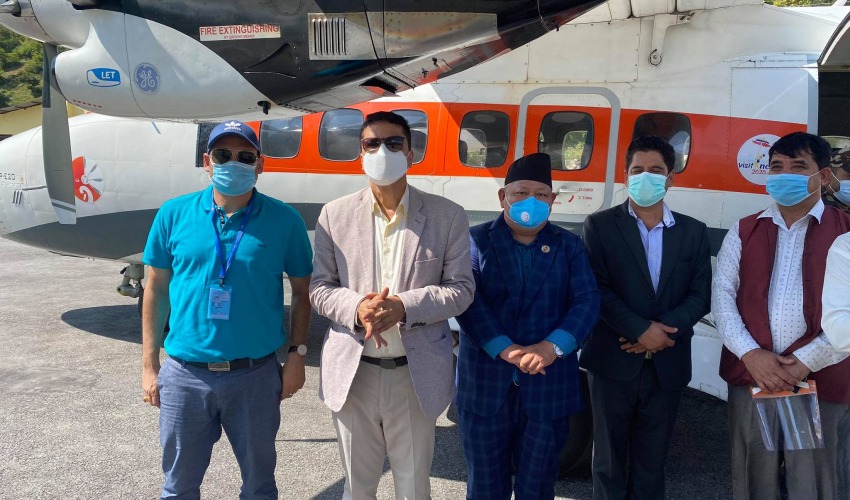 पर्यटनमन्त्री भट्टराईद्वारा सुदूरपश्चिमका तीन विमानस्थल उद्घाटन