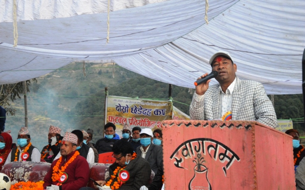 बाजुराको खेल क्षेत्रको विकासमा निरन्तरता दिएका छाैँ: नेता थापा