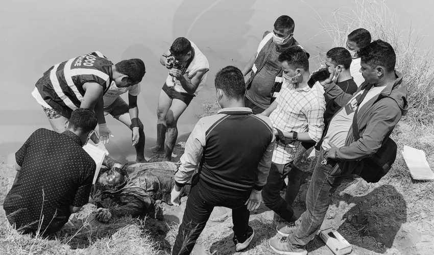 प्रहरी जवान साउदको समेत विभत्स हत्या, पेस्तोल पनि नदीमै भेटियो