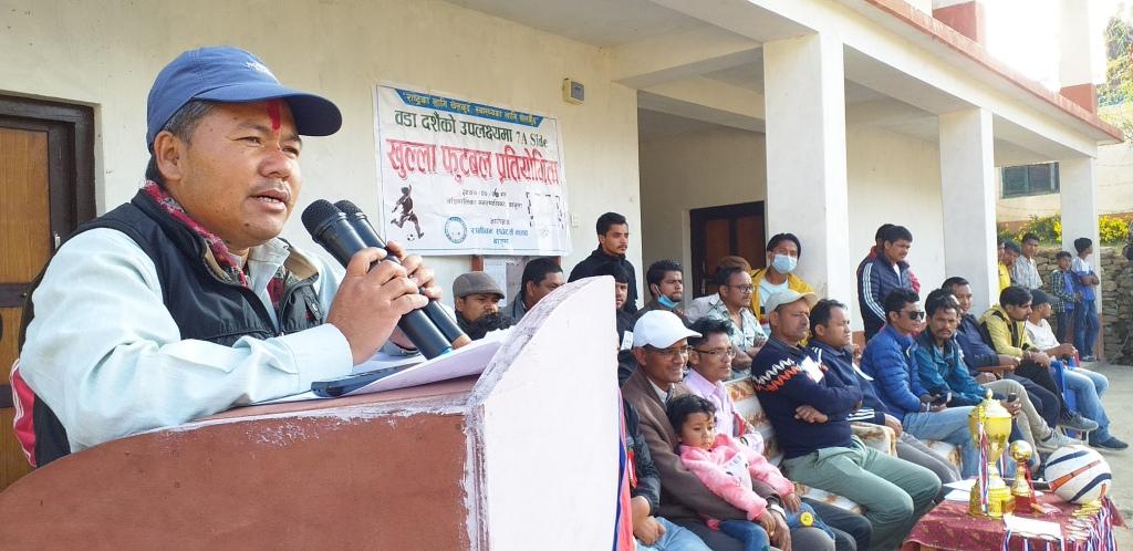 सदरमुकाम मार्तडीमा आर्कषक खेल स्टेडियम बनाउँछौं नेता – रावल