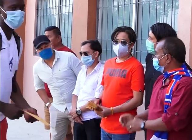 फुटबल खेल्न नेपाल आएका विदेशी खेलाडीलाई आर्थिक सहयाेग