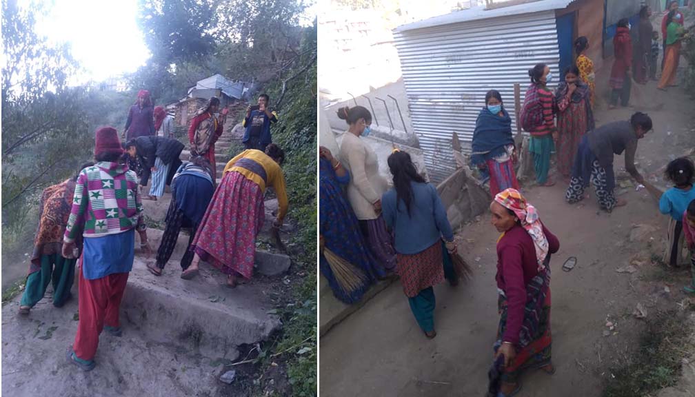 बडीमालिका ९ मा बृहत सरसफाई कार्यक्रम गरियो