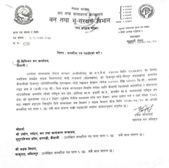 ९ हजार बढी रुख काट्न सरकारले दियो अनुमती