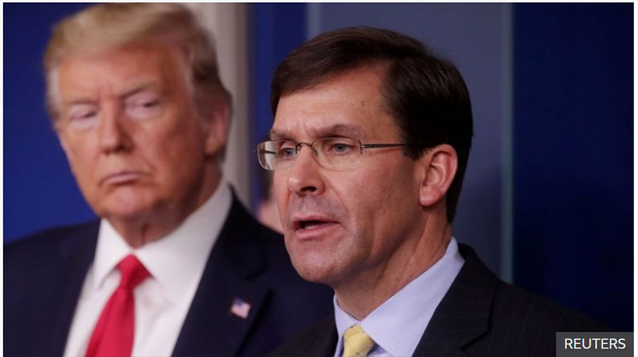 ट्रम्पले बर्खास्त गरे रक्षामन्त्री