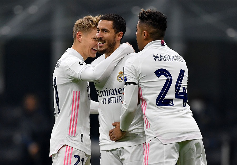 हाजार्डको पेनाल्टी र उपहार गोलबाट रियल मड्रिड विजयी