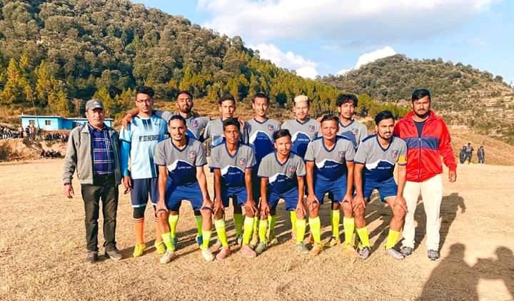 दोस्रो छेडेदह कप फुटबल प्रतियोगिताको उपाधि कन्सन बाजुरालाई