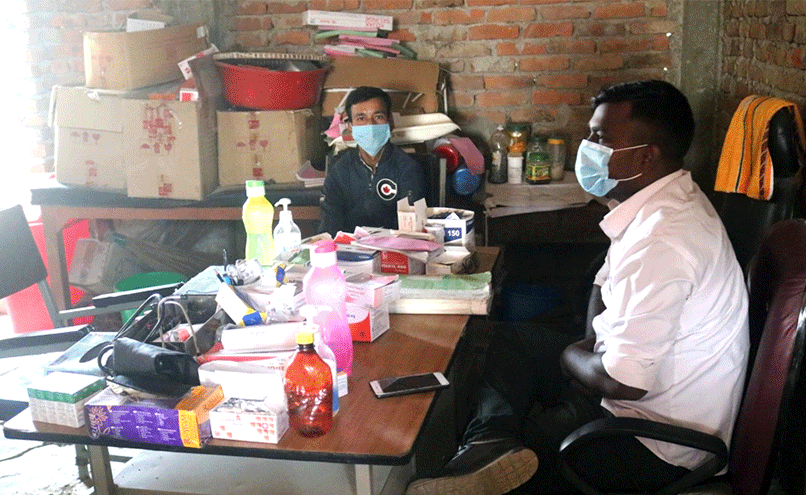 बारामा मन्दिरबाट स्वास्थ्य चौकीको सेवा