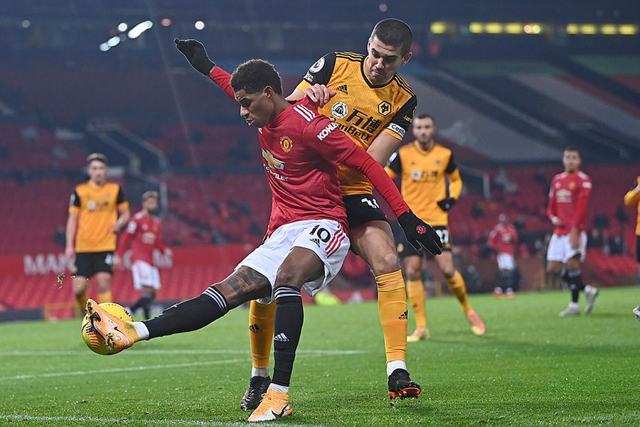 वल्भसलाई हराउँदै म्यानचेष्टर युनाइटेड दोस्रो स्थानमा