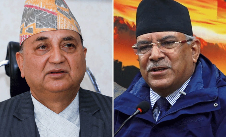 प्रचण्डलाई भेट्न ईश्वर पोखरेल पनि खुमलटार गए