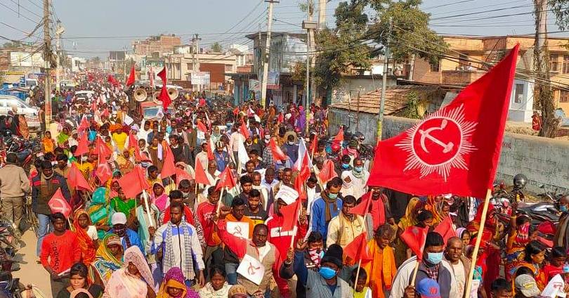 प्रतिनिधिसभा विघटनविरुद्ध देशव्यापी विरोधसभामा नेकपाको प्रचण्ड–माधव पक्ष