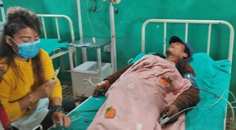 सर्वसाधारणलाई ठक्कर दिएर भाग्यो मन्त्री साह सवार गाडी