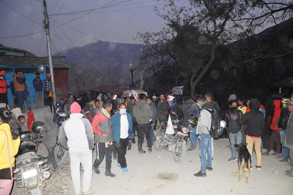 नेकपाको कोल्टीमा हुने विशाल जनसभाको तयारी पुरा