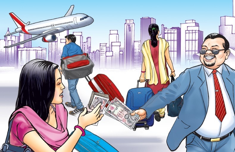 कोरोना महामारीमै विदेश जाँदै युवा