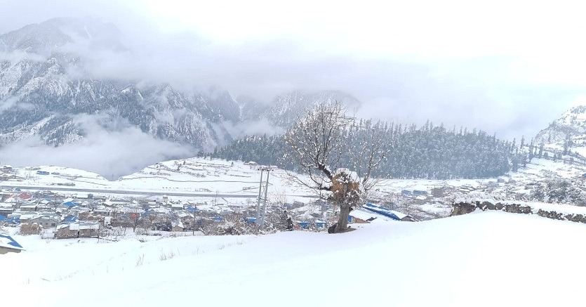 हुम्लामा हिमपात, जनजीवन प्रभावित