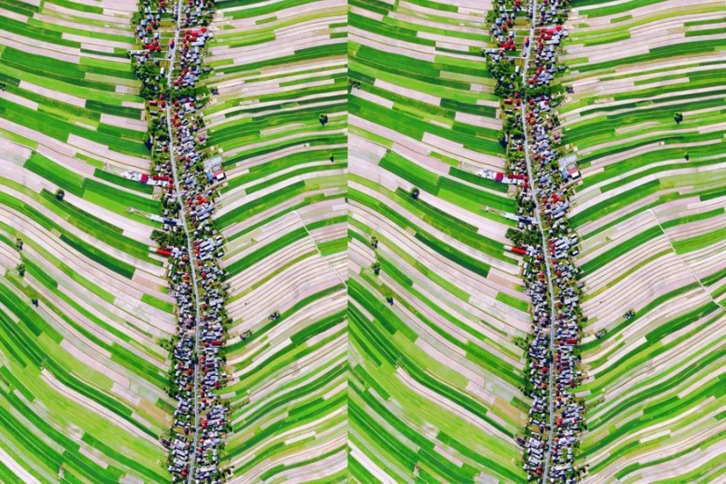 यो हो संसारकै लामो गाउँ, ९ किलोमिटर लम्बाइ र डेढसय मिटर चौडाइमा १६ सय घर