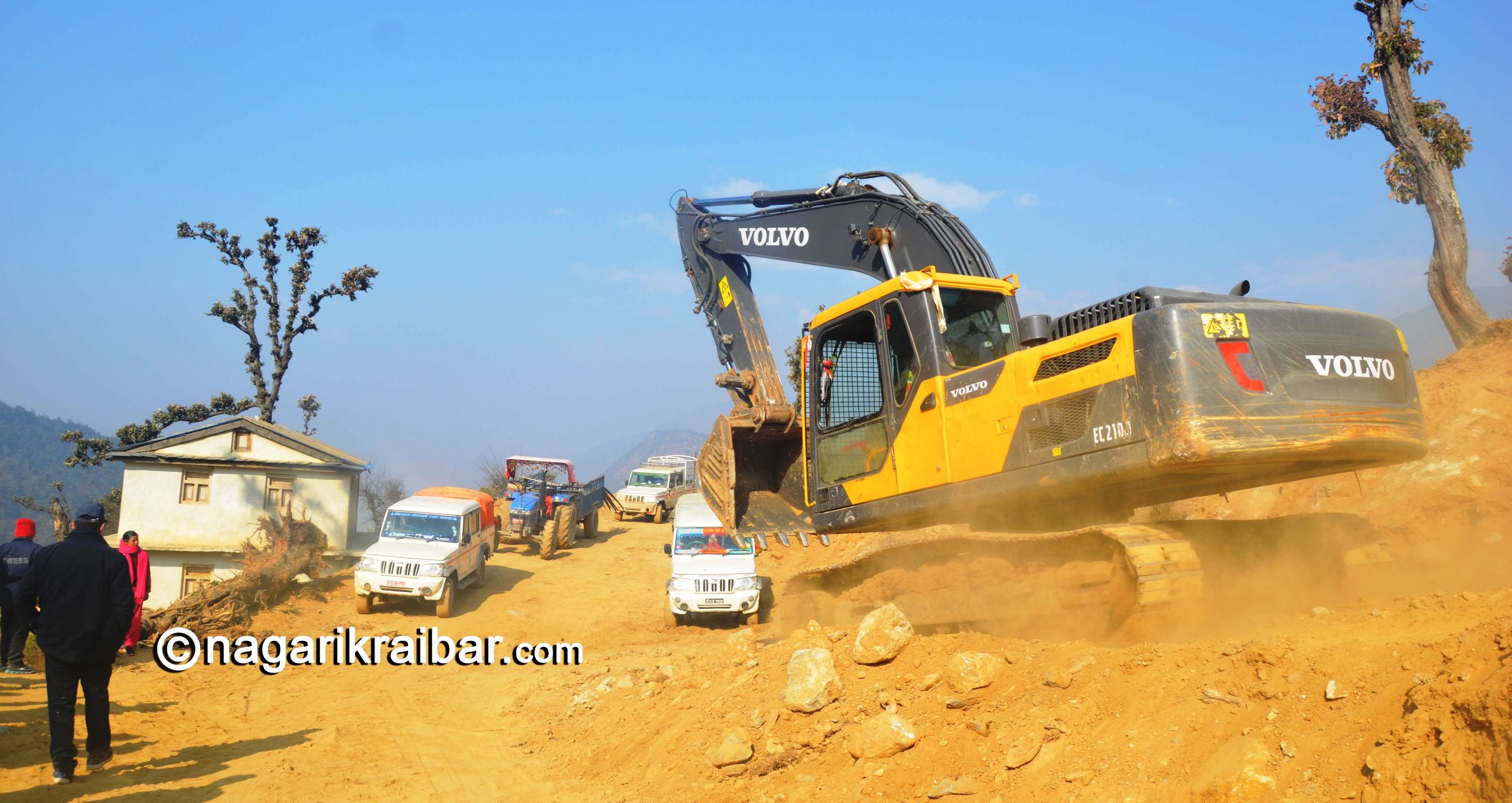 मार्तडी-कोल्टी सडकको निर्माण तिव्र गतिमा हुँदै