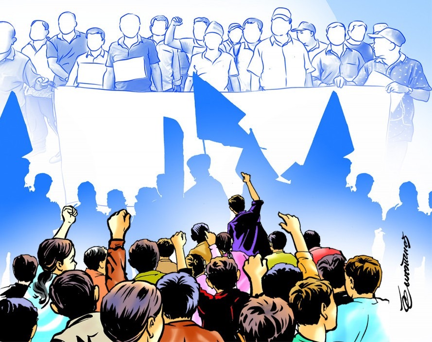 ताली बजाउनेहरूको भीड र रैतीकरण