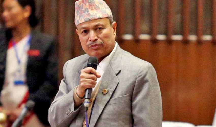 भीम रावलद्वारा सांसद पदबाट राजीनामा दिएको घाेषणा